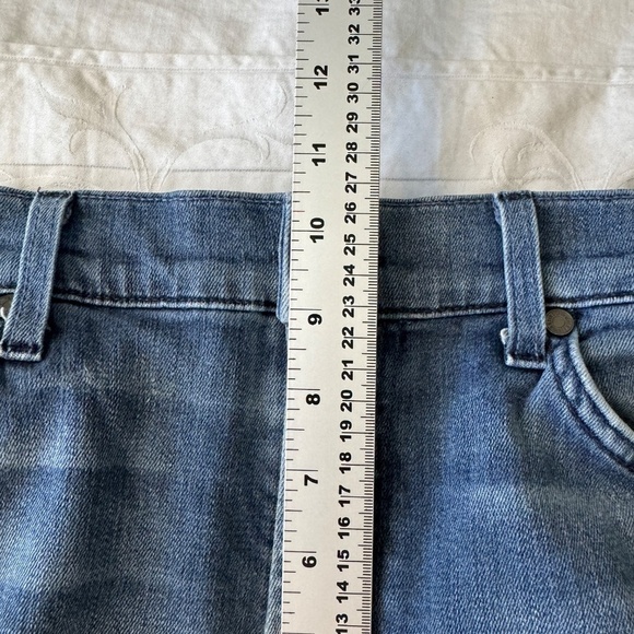 7 For All Mankind Men's Luxe Performance Denim Slimmy Blue Jeans Size 33 - Picture 10 of 14